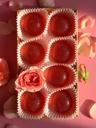 Мармелад цветочный Роза в крафтовой упаковке 100 г Мармелад цветочный Роза в крафтовой упаковке 100 г